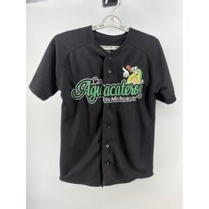 Los Aguacateros de Michoacan Jersey Adult Size 32 Black